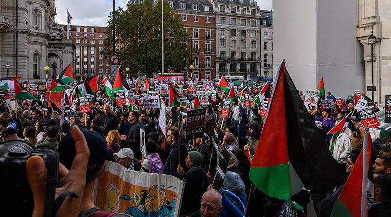 Marchas anti-Israel marcam 7 de outubro na Europa