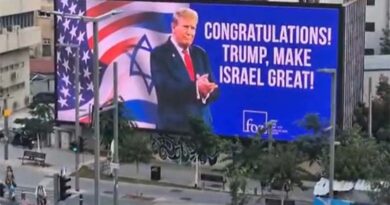 Políticos israelenses parabenizam Donald