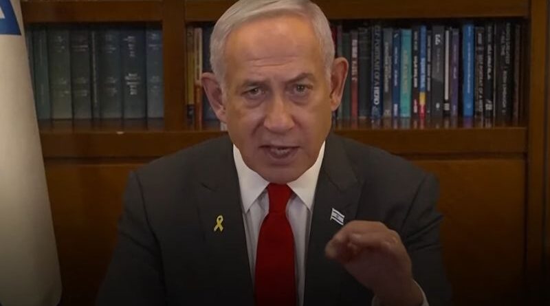 Declaração de Netanyahu na noite deste sábado